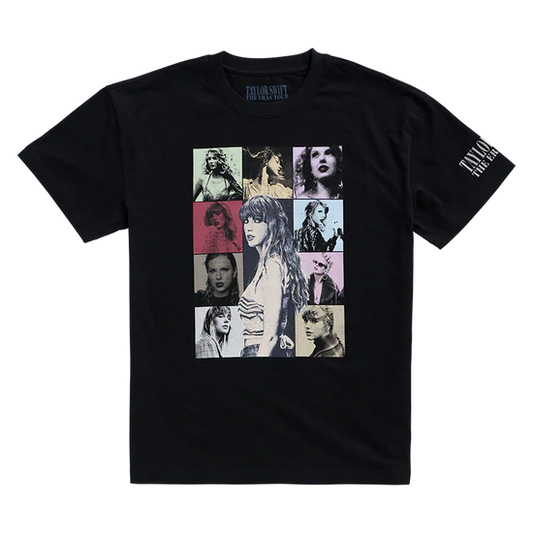 Taylor Swift | The Eras Tour US Dates Black T-Shirt