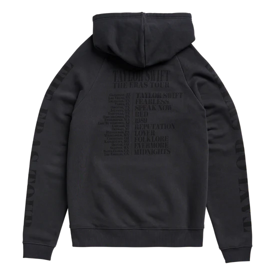 Taylor Swift | The Eras Tour US Dates Black Hoodie